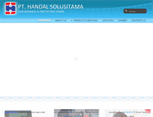 Tablet Screenshot of handalsecurity.com